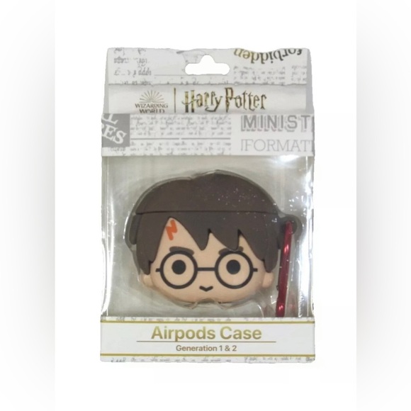 WIZARDING WORLD HARRY POTTER AirPods 1st-2nd Generation Case Attached Clip - NEW - Picture 1 of 6